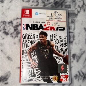 NBA 2K19 Nintendo Switch Game - Black and White